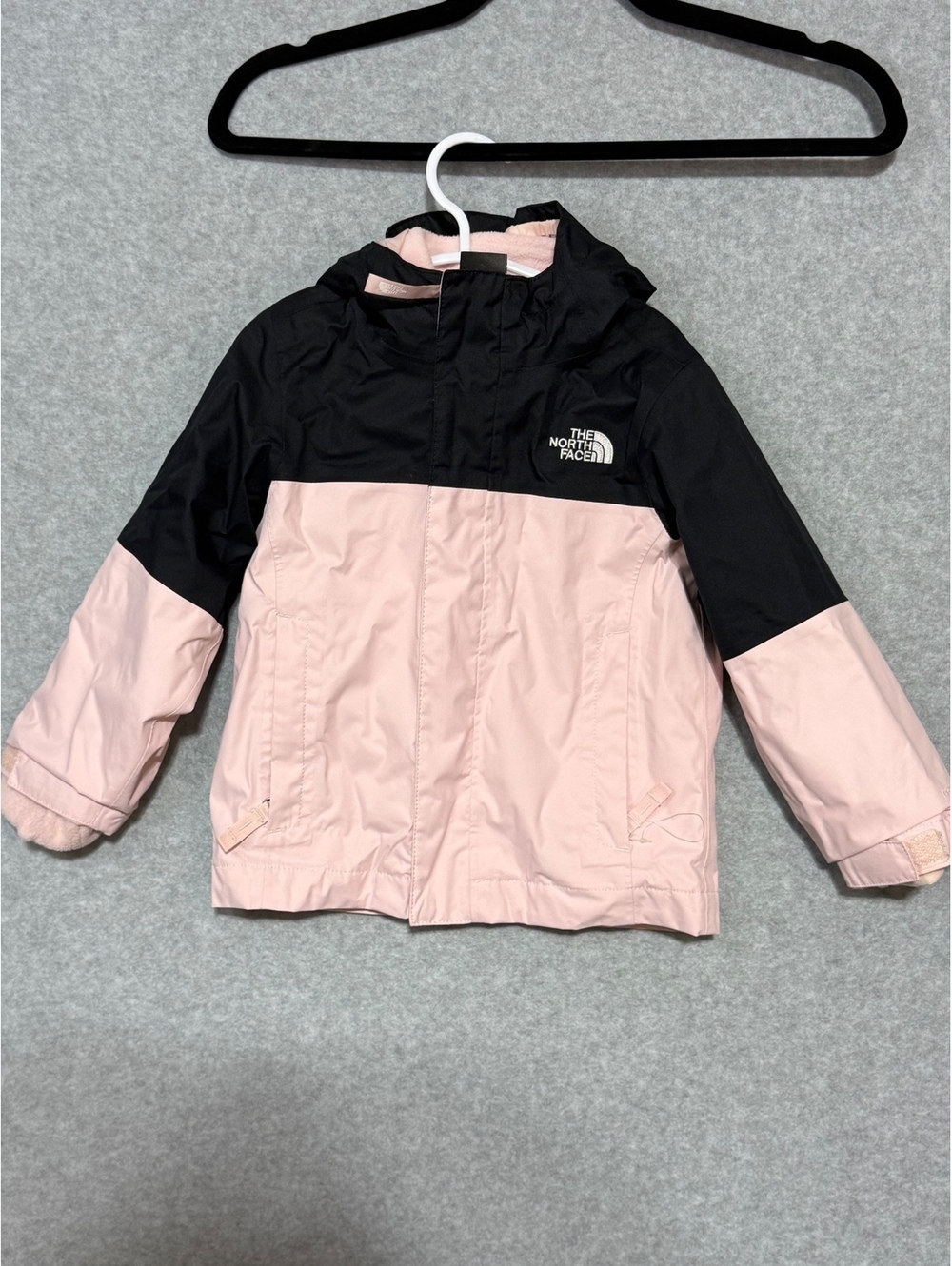 The North Face Girls 2T Triclimate 3 in 1 Jacket Pink Black DryVent Waterproof